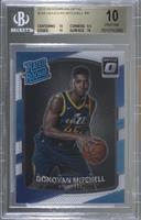 Rated Rookie - Donovan Mitchell [BGS 10 PRISTINE]