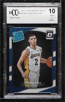 Rated Rookie - Lonzo Ball [BCCG 10 Mint or Better]