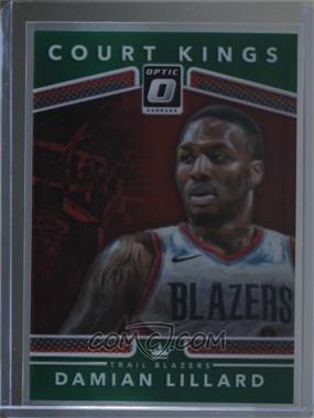 2017-18 Panini Donruss Optic - Court Kings - Green Prizm #33 - Damian Lillard /5