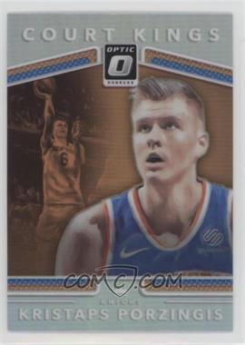 2017-18 Panini Donruss Optic - Court Kings - Holo Silver Prizm #14 - Kristaps Porzingis