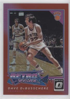 2017-18 Panini Donruss Optic - Retro Series - Red Prizm #15 - Dave DeBusschere /99