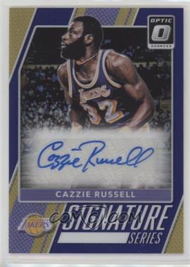 2017-18 Panini Donruss Optic - Signature Series - Purple Prizm #77 - Cazzie Russell