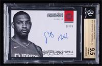 Rookie Endorsements - Sindarius Thornwell [BGS 9.5 GEM MINT] #/99