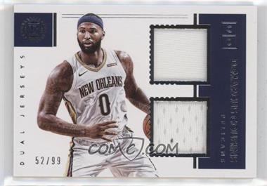 2017-18 Panini Encased - Dual Jerseys #DJ-DC - DeMarcus Cousins /99