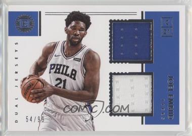 2017-18 Panini Encased - Dual Jerseys #DJ-JE - Joel Embiid /99