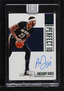 2017-18 Panini Encased - Perfect 10 - Green White Box #P10-AD - Anthony Davis /1 [Uncirculated]