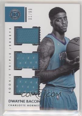 2017-18 Panini Encased - Rookie Triple Jerseys #RT-DB - Dwayne Bacon /99