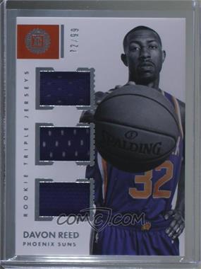 2017-18 Panini Encased - Rookie Triple Jerseys #RT-DR - Davon Reed /99