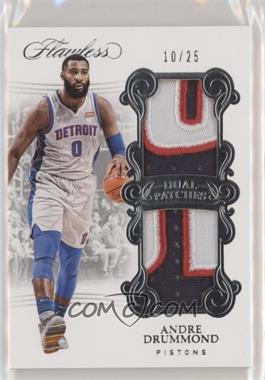 2017-18 Panini Flawless - Dual Patches #DP-ADR - Andre Drummond /25