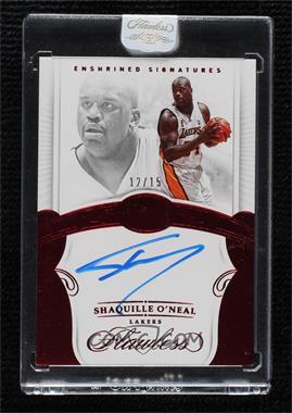 2017-18 Panini Flawless - Enshrined Signatures - Ruby #ES-SO - Shaquille O'Neal /15
