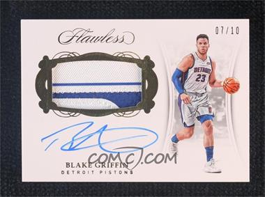 2017-18 Panini Flawless - Horizontal Patch Autographs - Gold #HP-BG - Blake Griffin /10