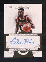 Glen Rice #/10