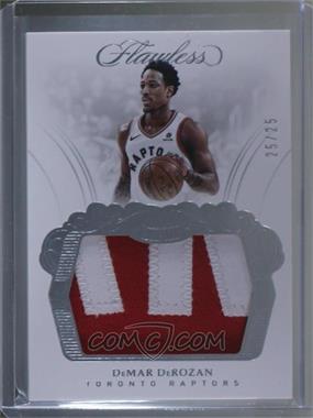 2017-18 Panini Flawless - Patches #P-DMD - DeMar DeRozan /25