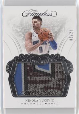 2017-18 Panini Flawless - Patches #P-NVC - Nikola Vucevic /25