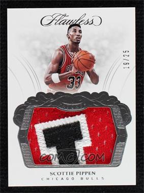 2017-18 Panini Flawless - Patches #P-SPP - Scottie Pippen /25