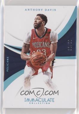 2017-18 Panini Immaculate Collection - [Base] - Blue #64 - Anthony Davis /25
