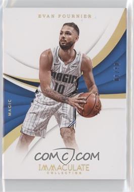 2017-18 Panini Immaculate Collection - [Base] - Gold #49 - Evan Fournier /10