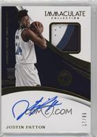 Rookie Patch Autographs - Justin Patton #/99