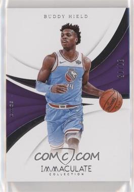 2017-18 Panini Immaculate Collection - [Base] #38 - Buddy Hield /75