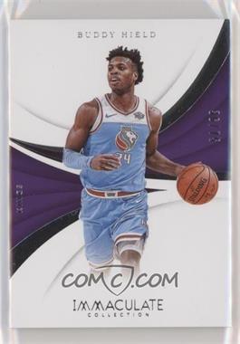 2017-18 Panini Immaculate Collection - [Base] #38 - Buddy Hield /75