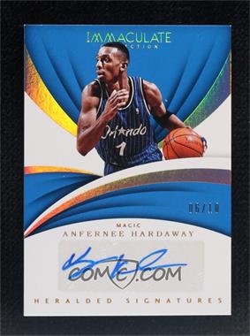 2017-18 Panini Immaculate Collection - Heralded Signatures - Gold #HS-AFN - Anfernee Hardaway /10