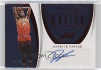 Derrick Favors [EX to NM] #/25