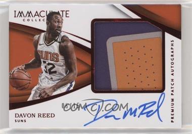 2017-18 Panini Immaculate Collection - Premium Patch Autographs - Red #PP-DRD - Davon Reed /15 [EX to NM]