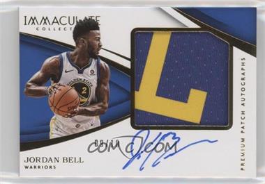 2017-18 Panini Immaculate Collection - Premium Patch Autographs #PP-JBL - Jordan Bell /10