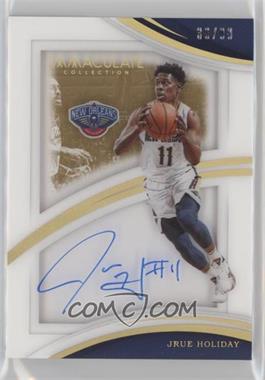 2017-18 Panini Immaculate Collection - Shadowbox Signatures #SS-JHD - Jrue Holiday /99