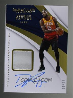 2017-18 Panini Immaculate Collection - Sneaker Swatch Signatures #SN-DFV - Derrick Favors /25