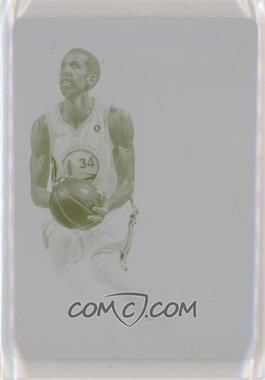 2017-18 Panini Immaculate Collection - Swatches - Printing Plate Yellow #SW-SLV - Shaun Livingston /1