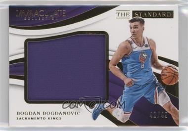 2017-18 Panini Immaculate Collection - The Standard #ST-100 - Bogdan Bogdanovic /49