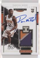 Elegance Rookie Jersey Autographs - Davon Reed #/25