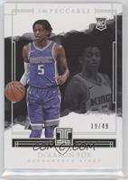 De'Aaron Fox #/49