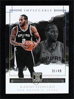 Kawhi Leonard #/49