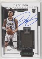 Elegance Rookie Jersey Autographs - D.J. Wilson #/99