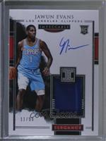 Elegance Rookie Jersey Autographs - Jawun Evans #/99