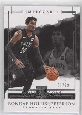 2017-18 Panini Impeccable - [Base] #87 - Rondae Hollis-Jefferson /99