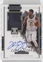 Thaddeus Young #/25