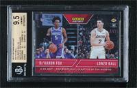 De'Aaron Fox, Lonzo Ball [BGS 9.5 GEM MINT] #/133