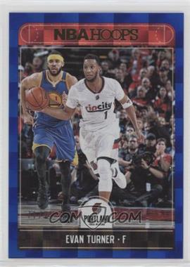 2017-18 Panini NBA Hoops - [Base] - Blue Checkerboard #231 - Evan Turner /75