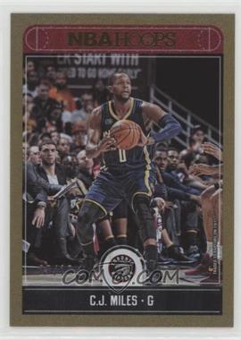 2017-18 Panini NBA Hoops - [Base] - Gold #156 - C.J. Miles /10