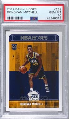 2017-18 Panini NBA Hoops - [Base] #263 - Donovan Mitchell [PSA 10 GEM MT]