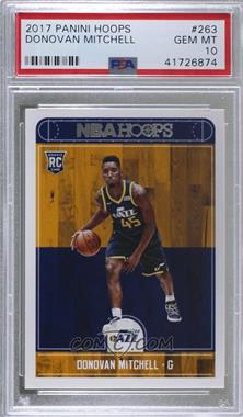 2017-18 Panini NBA Hoops - [Base] #263 - Donovan Mitchell [PSA 10 GEM MT]