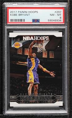 2017-18 Panini NBA Hoops - [Base] #297 - Kobe Bryant Career Tribute - Kobe Bryant [PSA 8 NM‑MT]