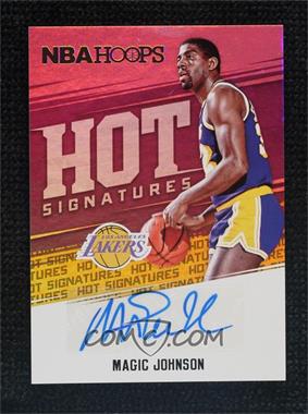 2017-18 Panini NBA Hoops - Hot Signatures #HS-MJ - Magic Johnson