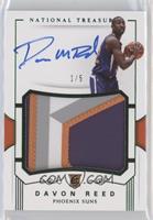 Rookie Patch Autographs - Davon Reed #/5
