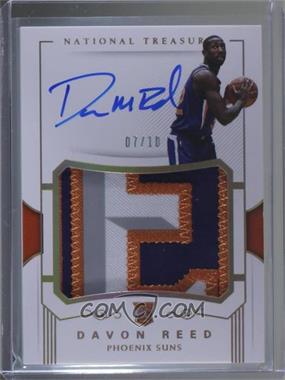 2017-18 Panini National Treasures - [Base] - Gold #131 - Rookie Patch Autographs - Davon Reed /10