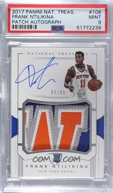 2017-18 Panini National Treasures - [Base] #108.1 - Rookie Patch Autographs - Frank Ntilikina /99 [PSA 9 MINT]