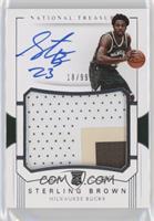 Rookie Patch Autographs - Sterling Brown #/99